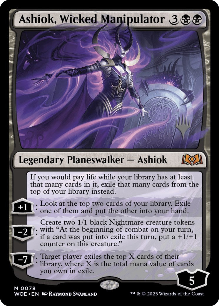 Ashiok, Wicked Manipulator (Promo Pack) [Wilds of Eldraine Promos] | Cracking-Singles