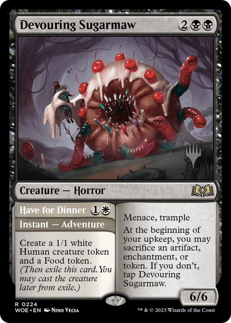 Devouring Sugarmaw // Have for Dinner(Promo Pack) [Wilds of Eldraine Promos] | Cracking-Singles