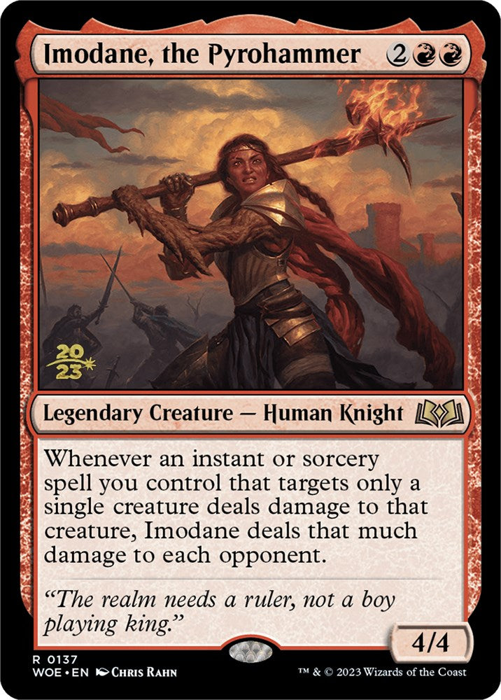 Imodane, the Pyrohammer [Wilds of Eldraine Prerelease Promos] | Cracking-Singles