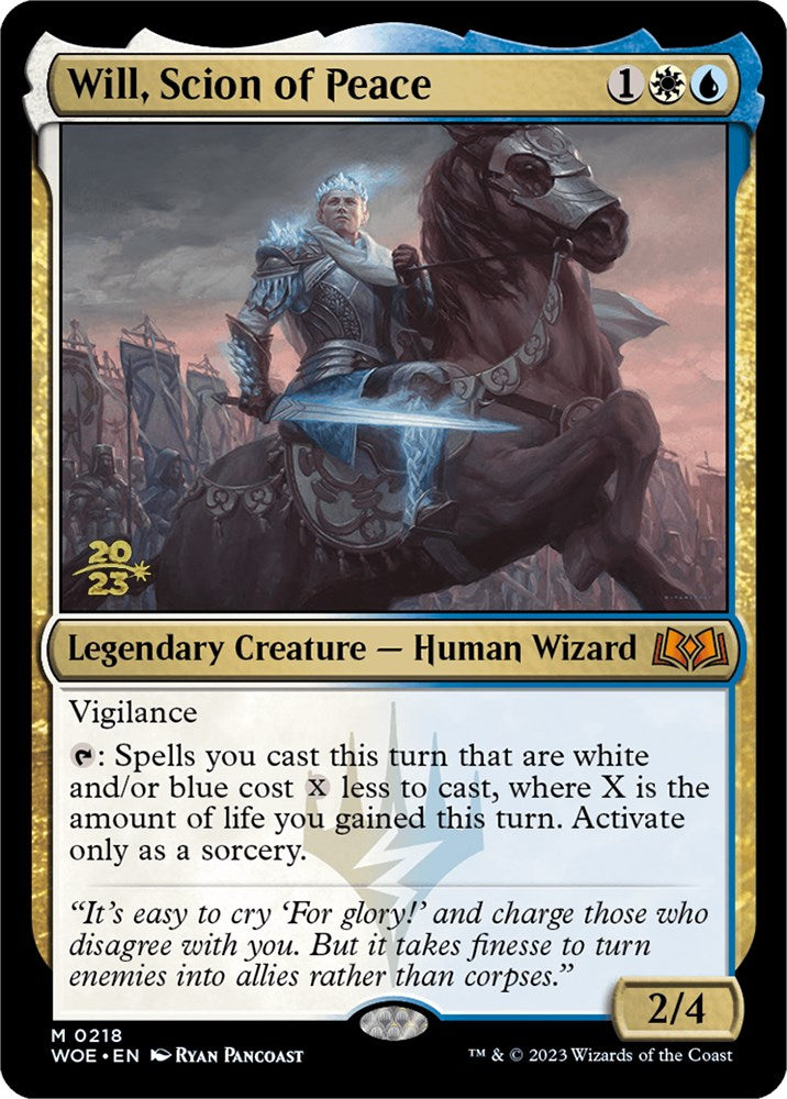 Will, Scion of Peace [Wilds of Eldraine Prerelease Promos] | Cracking-Singles