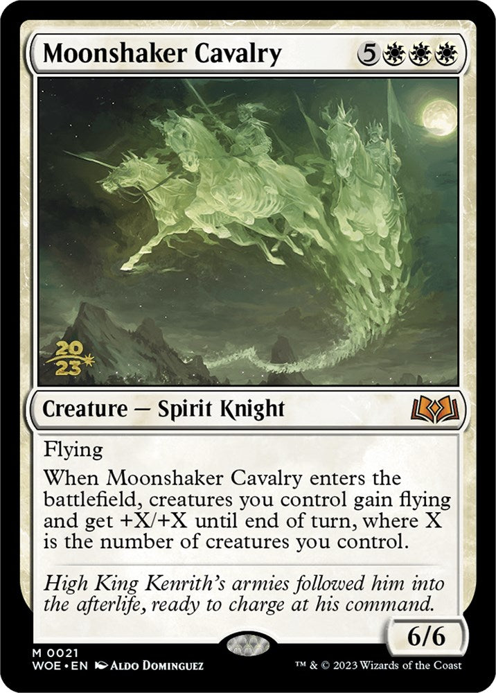 Moonshaker Cavalry [Wilds of Eldraine Prerelease Promos] | Cracking-Singles