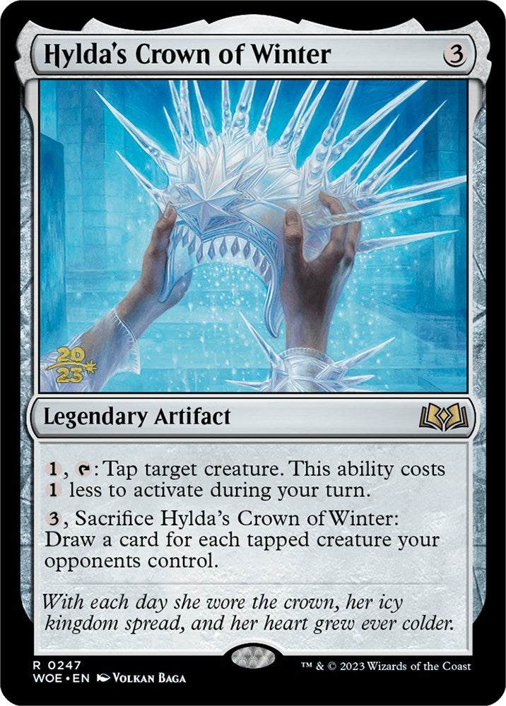 Hylda's Crown of Winter [Wilds of Eldraine Prerelease Promos] | Cracking-Singles