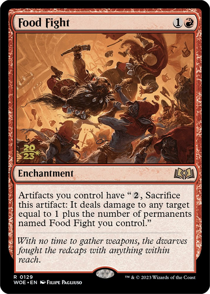 Food Fight [Wilds of Eldraine Prerelease Promos] | Cracking-Singles