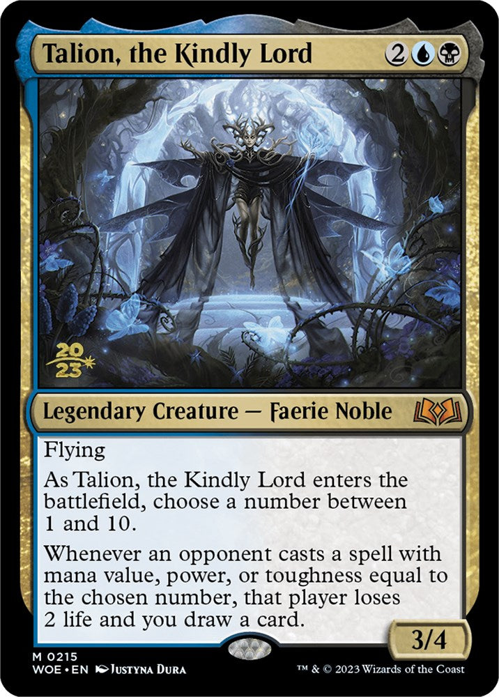 Talion, the Kindly Lord [Wilds of Eldraine Prerelease Promos] | Cracking-Singles