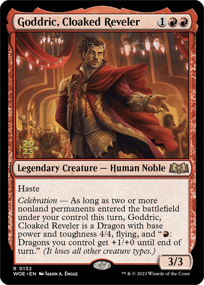 Goddric, Cloaked Reveler [Wilds of Eldraine Prerelease Promos] | Cracking-Singles