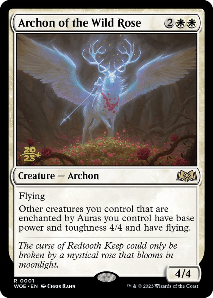 Archon of the Wild Rose [Wilds of Eldraine Prerelease Promos] | Cracking-Singles