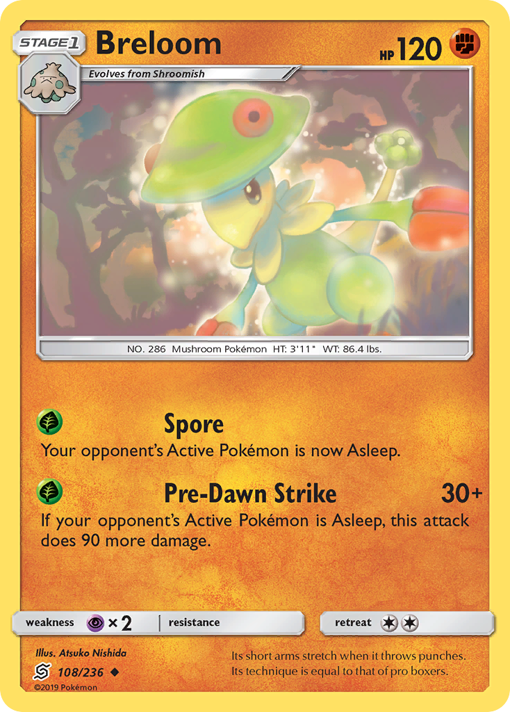 Breloom (108/236) [Sun & Moon: Unified Minds] | Cracking-Singles