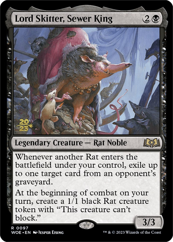 Lord Skitter, Sewer King [Wilds of Eldraine Prerelease Promos] | Cracking-Singles