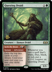 Questing Druid // Seek the Beast [Wilds of Eldraine Prerelease Promos] | Cracking-Singles