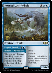 Horned Loch-Whale // Lagoon Breach [Wilds of Eldraine Prerelease Promos] | Cracking-Singles