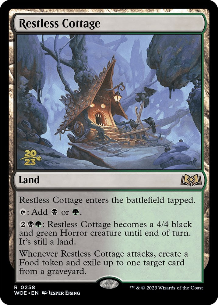 Restless Cottage [Wilds of Eldraine Prerelease Promos] | Cracking-Singles