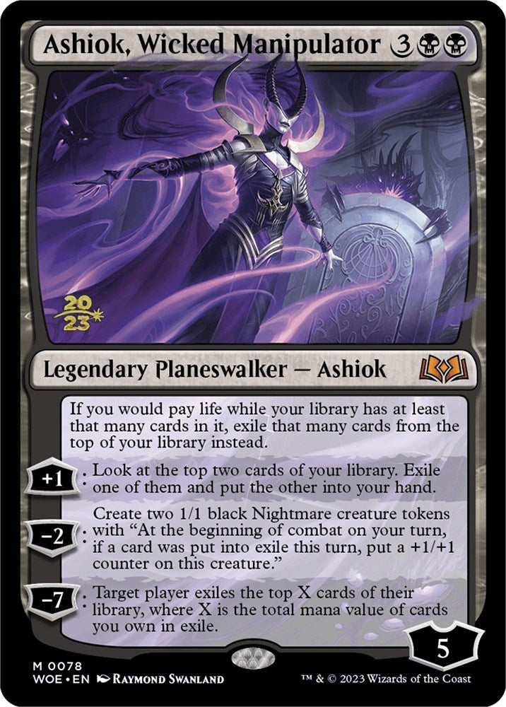 Ashiok, Wicked Manipulator [Wilds of Eldraine Prerelease Promos] | Cracking-Singles