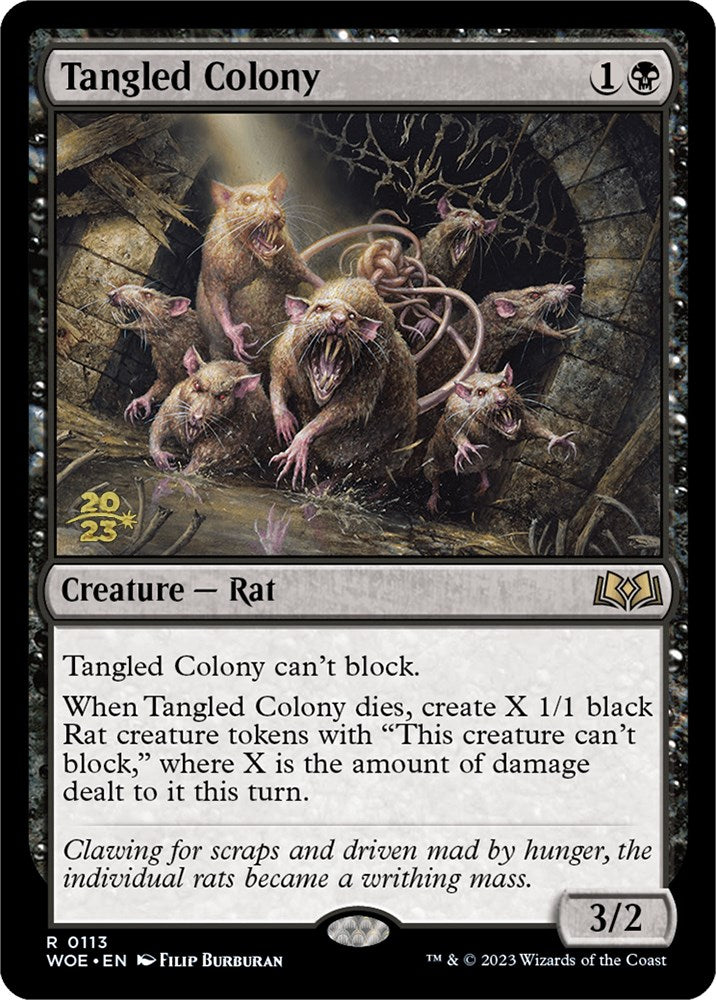 Tangled Colony [Wilds of Eldraine Prerelease Promos] | Cracking-Singles