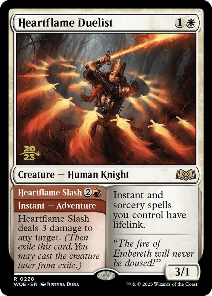 Heartflame Duelist // Heartflame Slash [Wilds of Eldraine Prerelease Promos] | Cracking-Singles