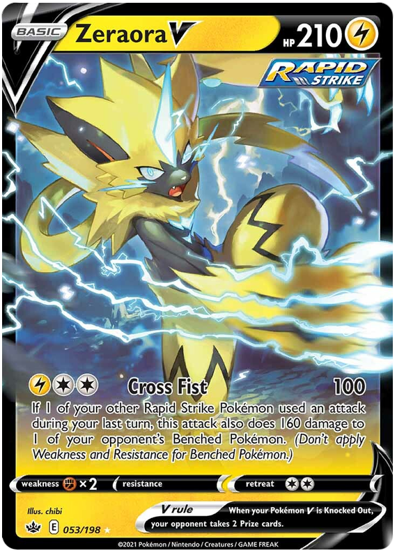 Zeraora V (053/198) [Sword & Shield: Chilling Reign] | Cracking-Singles