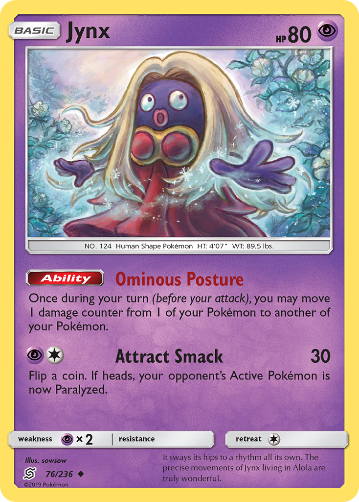 Jynx (76/236) [Sun & Moon: Unified Minds] | Cracking-Singles