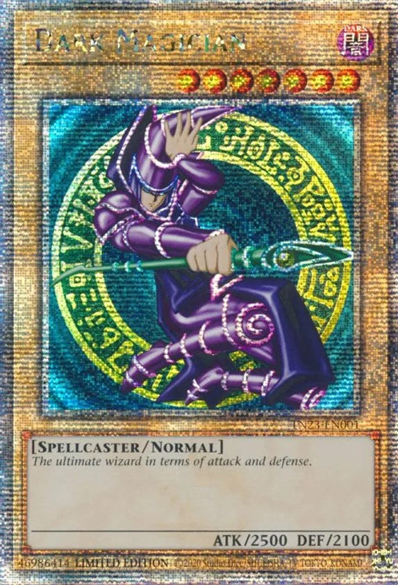 Dark Magician [TN23-EN001] Quarter Century Secret Rare | Cracking-Singles