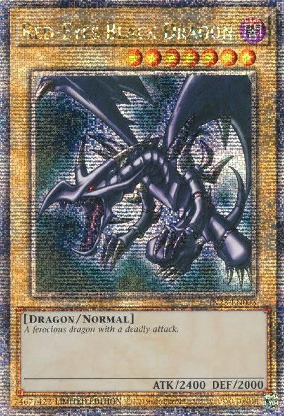 Red-Eyes Black Dragon [TN23-EN003] Quarter Century Secret Rare | Cracking-Singles