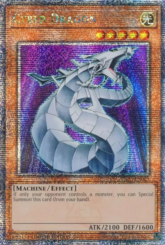 Cyber Dragon [TN23-EN005] Quarter Century Secret Rare | Cracking-Singles