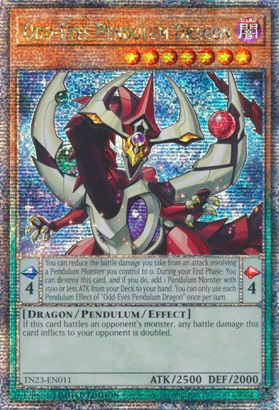 Odd-Eyes Pendulum Dragon [TN23-EN011] Quarter Century Secret Rare | Cracking-Singles