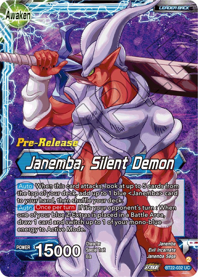 Janemba // Janemba, Silent Demon (BT22-032) [Critical Blow Prerelease Promos] | Cracking-Singles