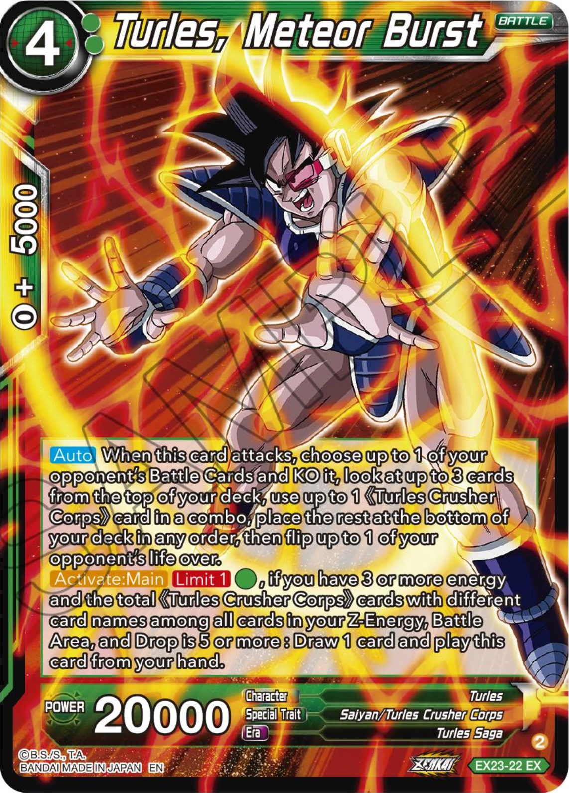 Turles, Meteor Burst (EX23-22) [Premium Anniversary Box 2023] | Cracking-Singles