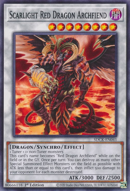 Scarlight Red Dragon Archfiend [SDCK-EN041] Common | Cracking-Singles