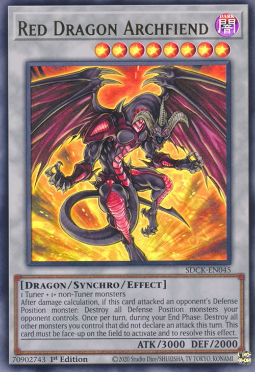 Red Dragon Archfiend [SDCK-EN045] Ultra Rare | Cracking-Singles