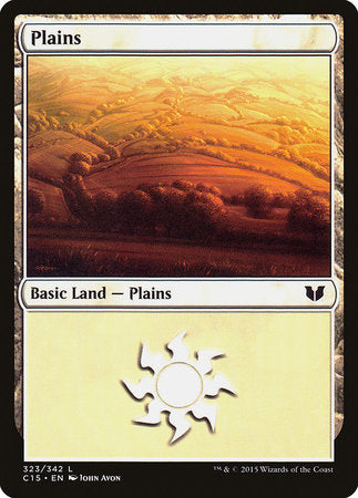 Plains (323) [Commander 2015] | Cracking-Singles