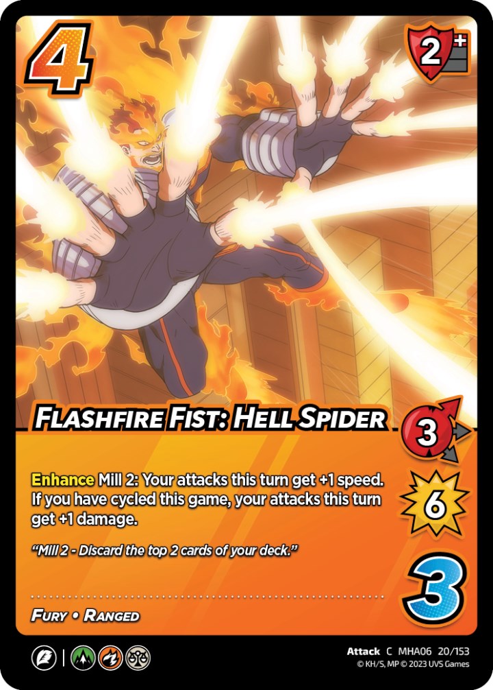 Flashfire Fist: Hell Spider [Jet Burn] | Cracking-Singles