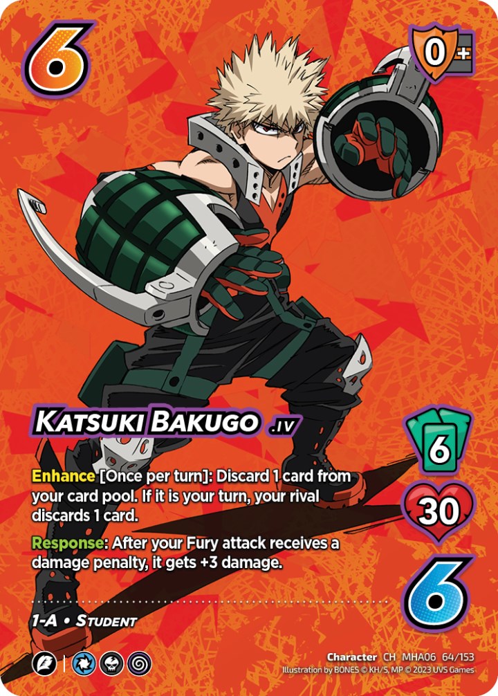 Katsuki Bakugo (64/153) [Jet Burn] | Cracking-Singles