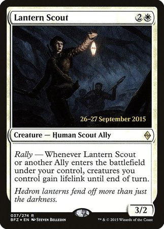 Lantern Scout [Battle for Zendikar Prerelease Promos] | Cracking-Singles