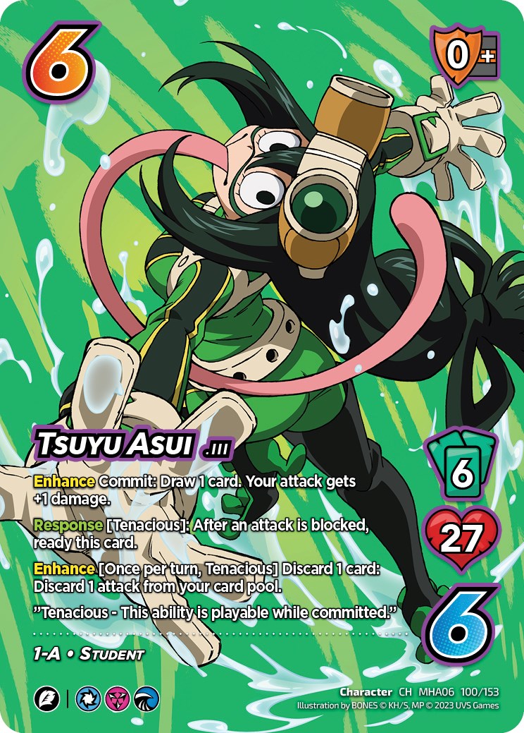 Tsuyu Asui (100/153) [Jet Burn] | Cracking-Singles