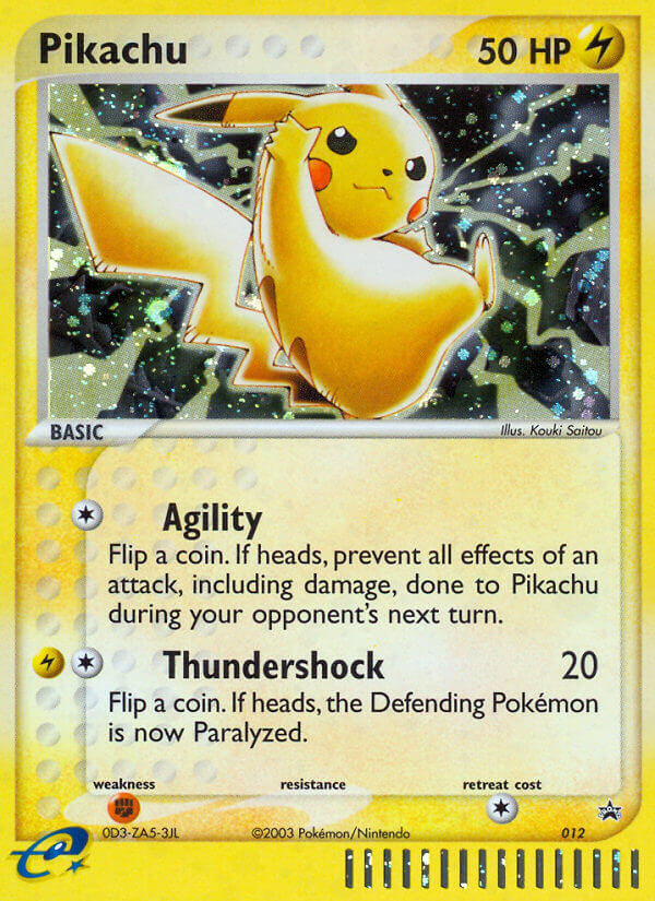 Pikachu (012) [Nintendo: Black Star Promos] | Cracking-Singles