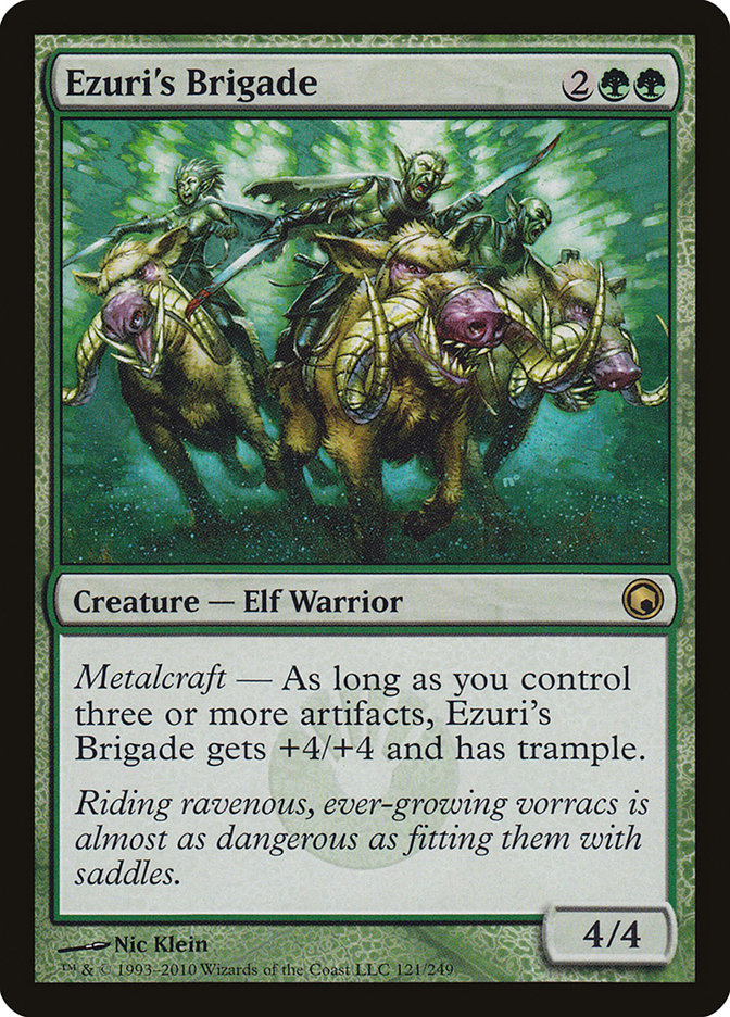 Ezuri's Brigade [Scars of Mirrodin] | Cracking-Singles