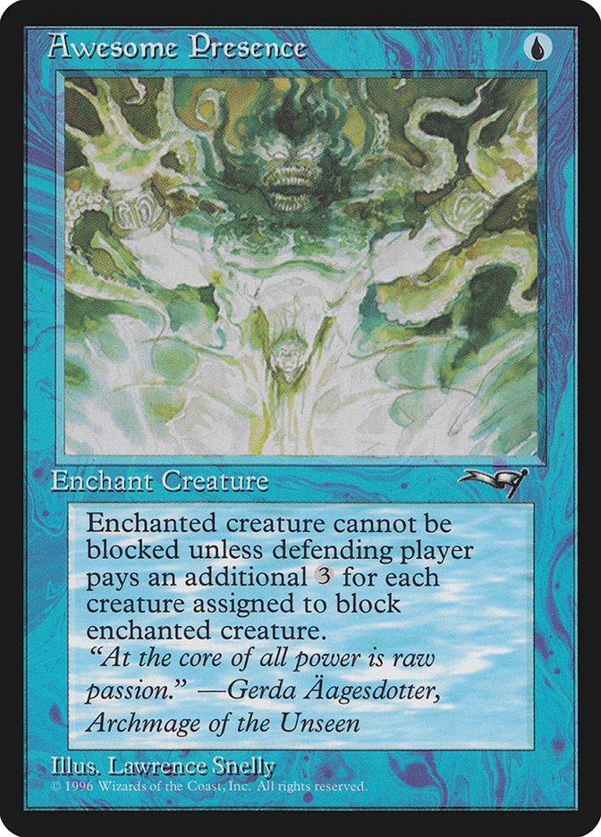 Awesome Presence (Creature Facing) [Alliances] | Cracking-Singles