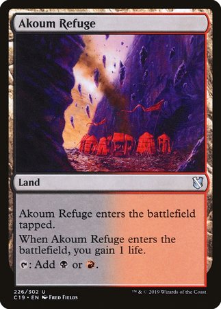 Akoum Refuge [Commander 2019] | Cracking-Singles