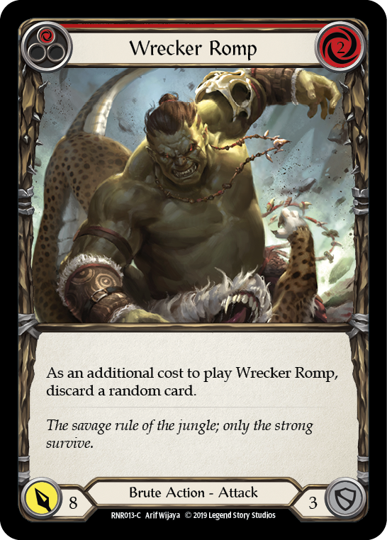 Wrecker Romp (Red) [RNR013-C] (Rhinar Hero Deck)  1st Edition Normal | Cracking-Singles