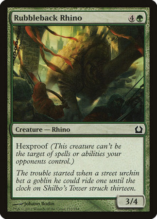 Rubbleback Rhino [Return to Ravnica] | Cracking-Singles