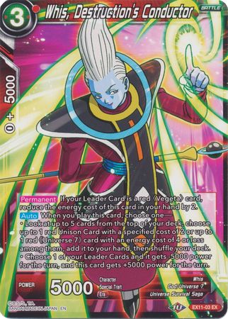 Whis, Destruction's Conductor [EX11-03] | Cracking-Singles