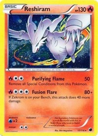 Reshiram (17/116) (Cosmos Holo) [Black & White: Plasma Freeze] | Cracking-Singles