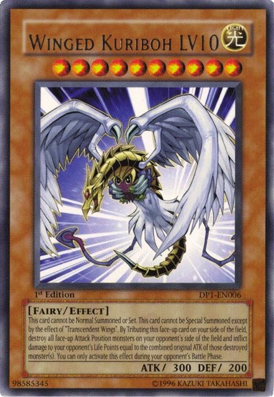 Winged Kuriboh LV10 [DP1-EN006] Rare | Cracking-Singles