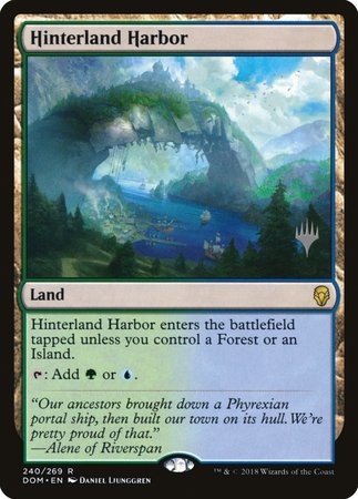 Hinterland Harbor [Dominaria Promos] | Cracking-Singles