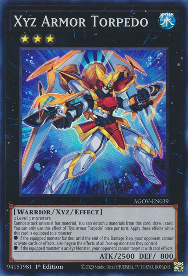 Xyz Armor Torpedo [AGOV-EN039] Super Rare | Cracking-Singles