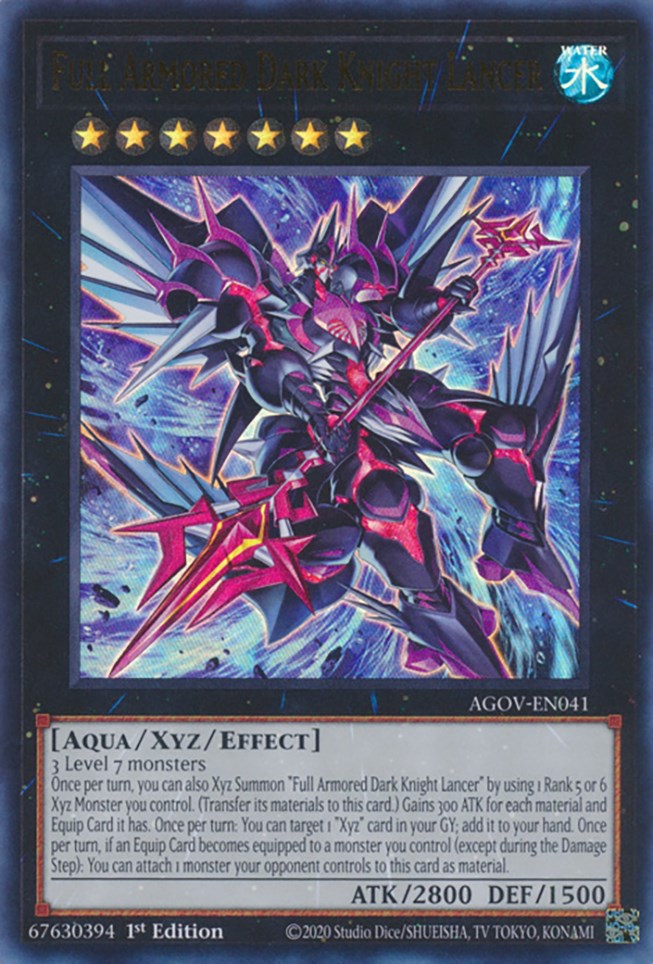 Full Armored Dark Knight Lancer [AGOV-EN041] Ultra Rare | Cracking-Singles