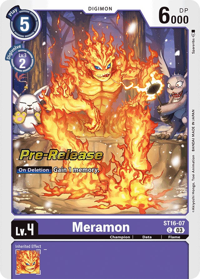 Meramon [ST16-07] [Starter Deck: Wolf of Friendship Pre-Release Cards] | Cracking-Singles