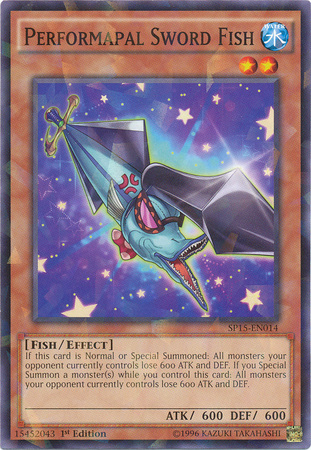 Performapal Sword Fish [SP15-EN014] Shatterfoil Rare | Cracking-Singles