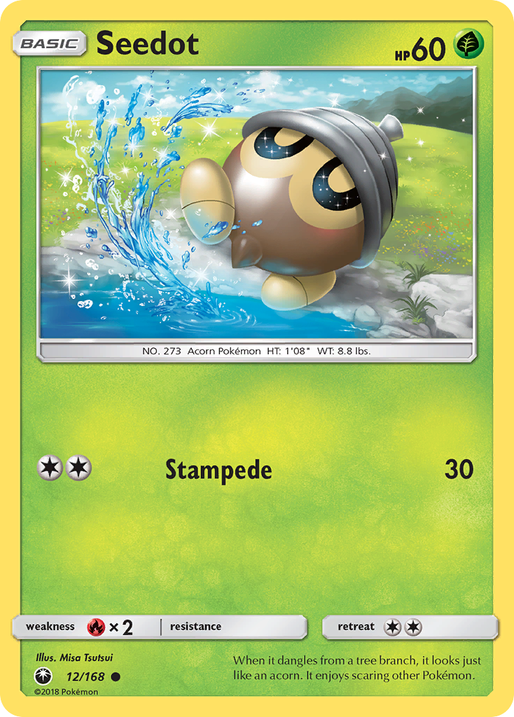 Seedot (12/168) [Sun & Moon: Celestial Storm] | Cracking-Singles