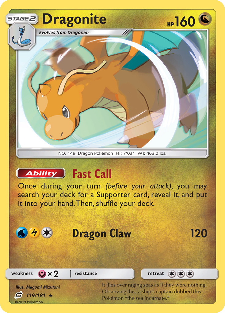 Dragonite (119/181) [Sun & Moon: Team Up] | Cracking-Singles