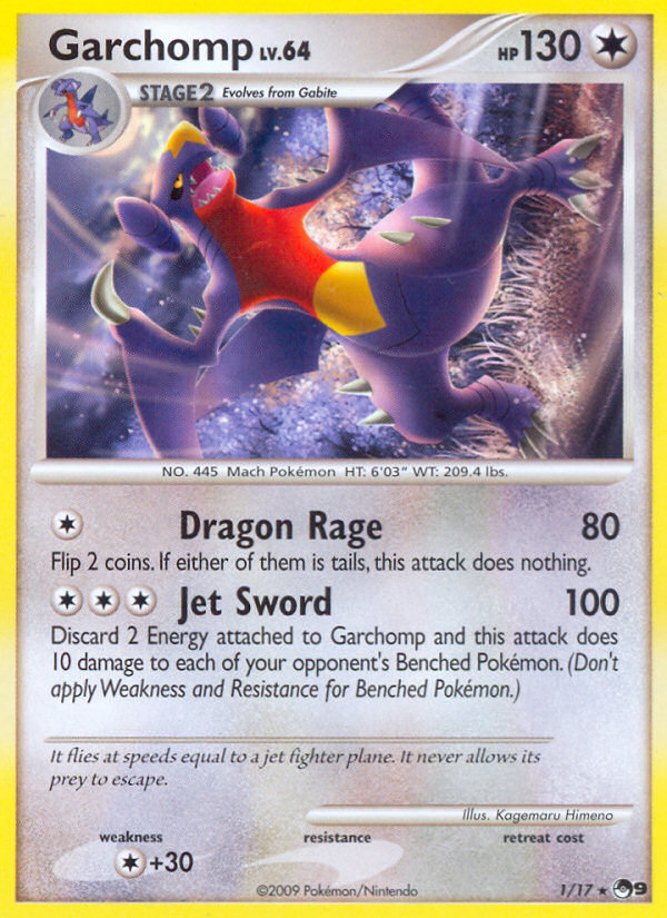 Garchomp (1/17) [POP Series 9] | Cracking-Singles